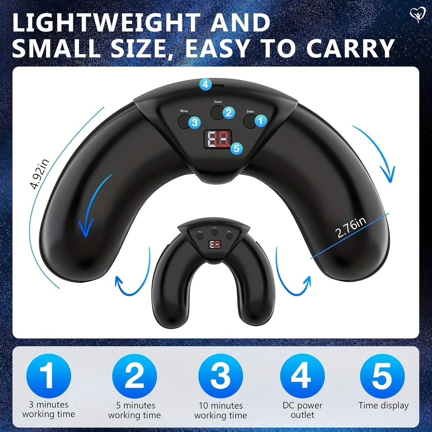 Wireless Nail Fungus Laser Device for Toenails Onychomycosis Infrared Light 470Nm 910Nm Blue Light anti Fungal Laser Equipment